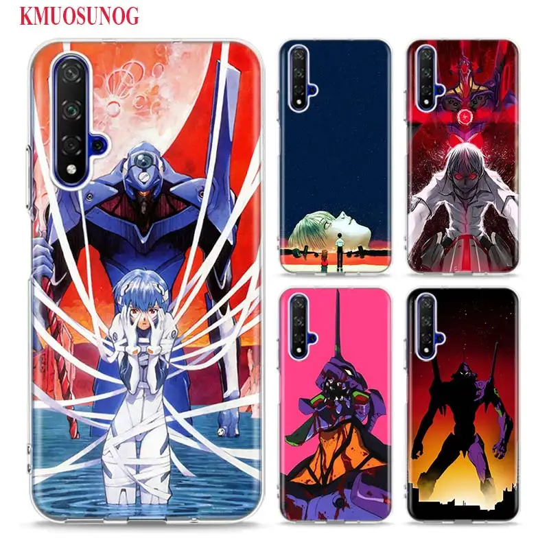 

Silicone Phone Case Neon Genesis Evangelion for huawei Honor 20 V20 10 10i 9 8 8A 8C 8X 8S 7A 7C Pro Lite Phone Shell
