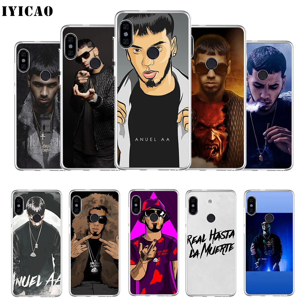 IYICAO Anuel aa Ozuna хип-хоп Мягкий силиконовый чехол для телефона Xiaomi Mi 9 8 SE 6 A1 A2 Lite F1 MIX2S