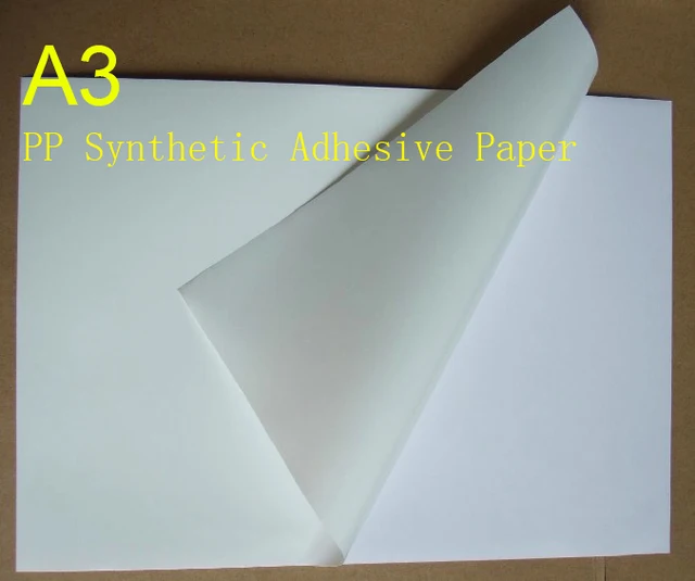 a3 pp synthetic paper adhesive sticker paper printing paper matte sticker paper sheet