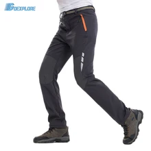 Goexplore ore Softshell брюки мужские зимние походные альпинистские спортивные брюки для рыбалки водонепроницаемые ветрозащитные флисовые брюки