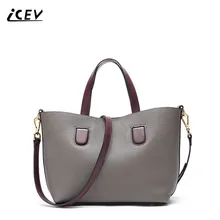 ICEV новые европейские модные дизайнерские сумки высокого качества из натуральной кожи простые женские кожаные сумки Офисные Сумки Sac