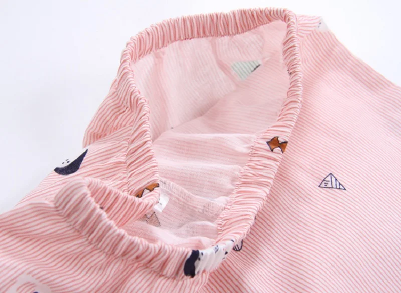women pink double yarm cotton sleepwear (2)