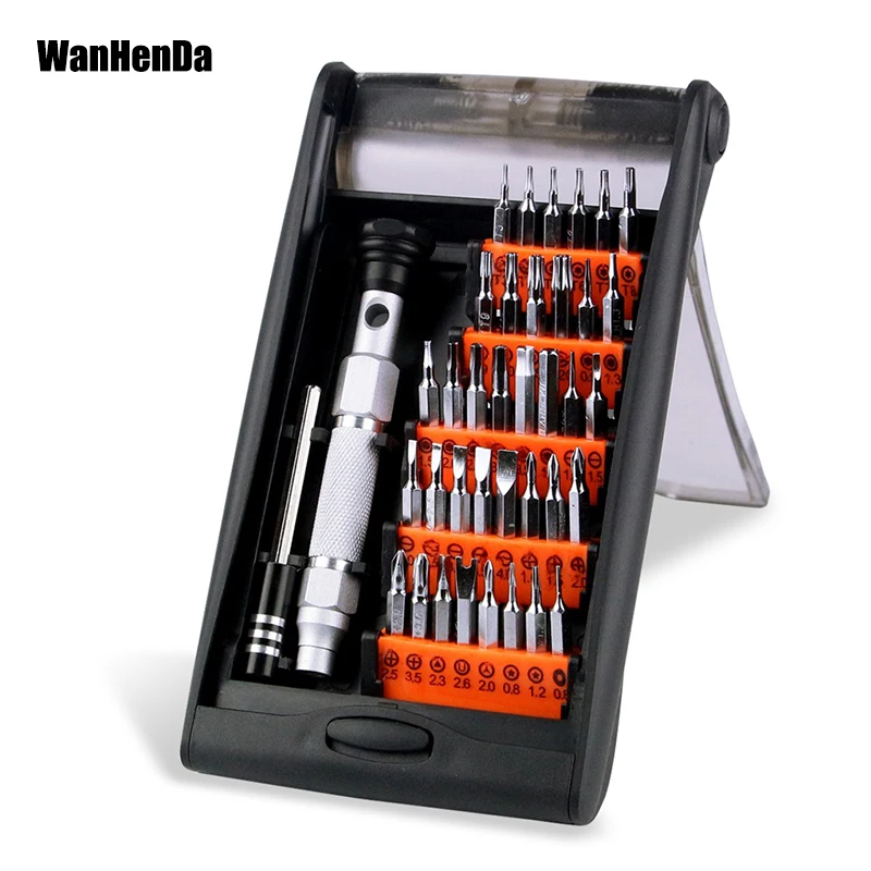 

38 in 1 Chrome Vanadium Precision Screwdriver Tool Kit Magnetic Screwdriver Set for Phone Tablet Compact Repair Maintenance Tool