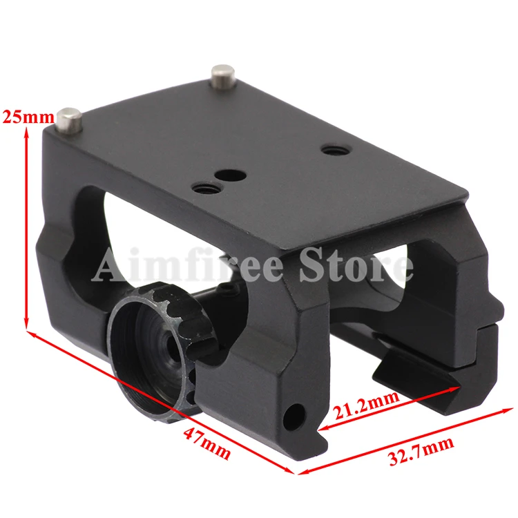 Montagem para Rmr Tactical Scope Riser Vista qd Liberação Rápida Caça Acessórios Red Dot 12 Tactical red dot scope riser montagem para
