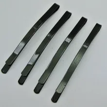 30 черный металл Flat Top изогнутые Бобби волос Булавки Зажимы заколка 64 мм