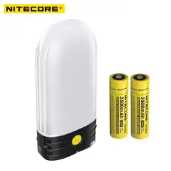 NITECORE LR50 заряжаемый светильник для кемпинга и банка питания 9x высокий CRI светодиоды 250 люмен использует 2x18650 или 4xCR123A батареи