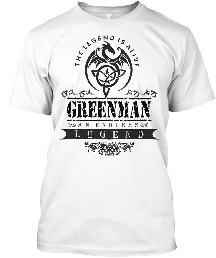 Легенда жива greenman бесконечные Премиум Футболка