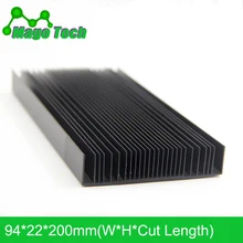 Светодиодный алюминиевый радиатор в виде пластины растут свет радиатор охлаждение Охладитель Fit транзистор IC теплопроводность светодиодный радиатор Электроника