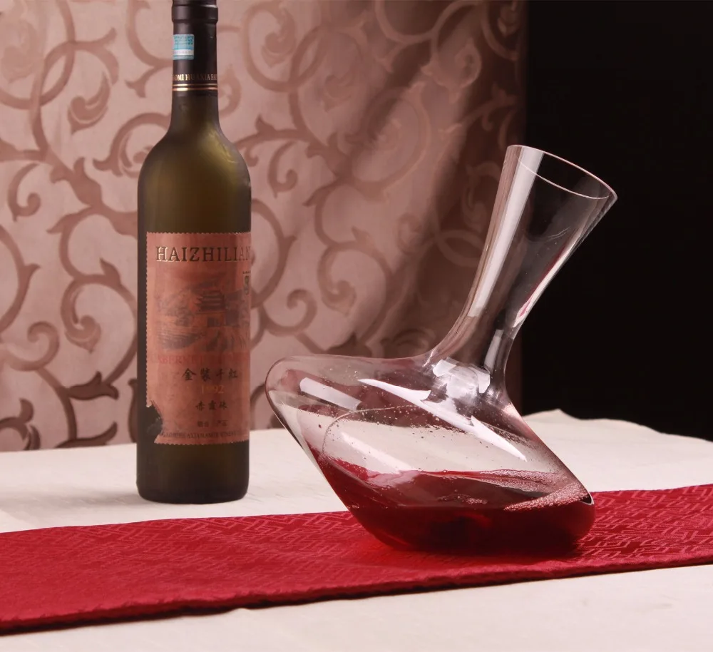 1 шт. стакан графин ручной работы кристалл красного вина бренди шампанское очки бутылка-декантер Декантер для семьи бар JS 1107