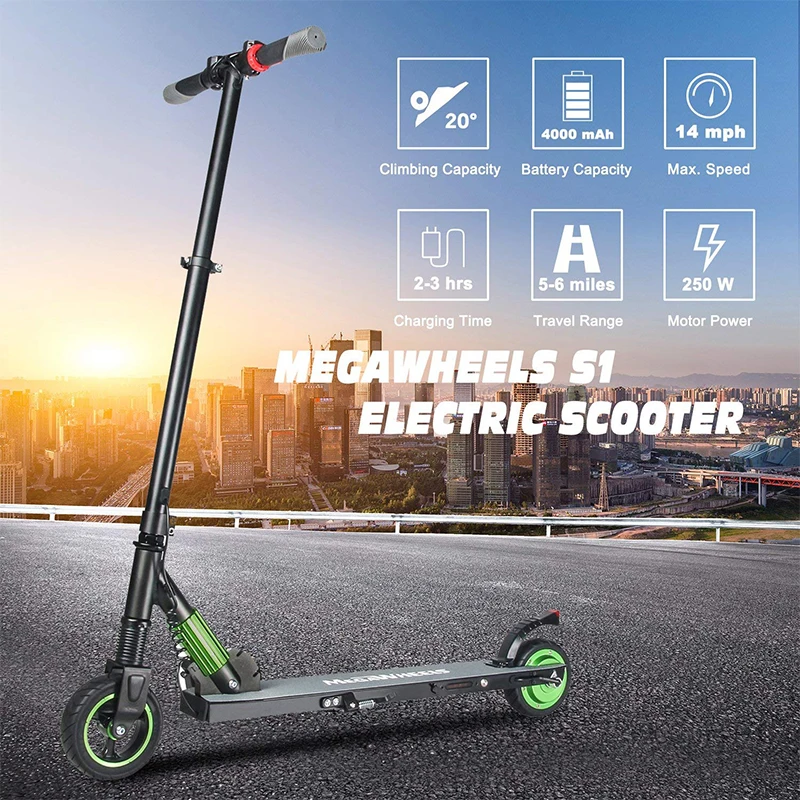 Sale Megawheels Faltbar Elektroroller 250W Adult Electric Scooter City Roller 2Wheels 0