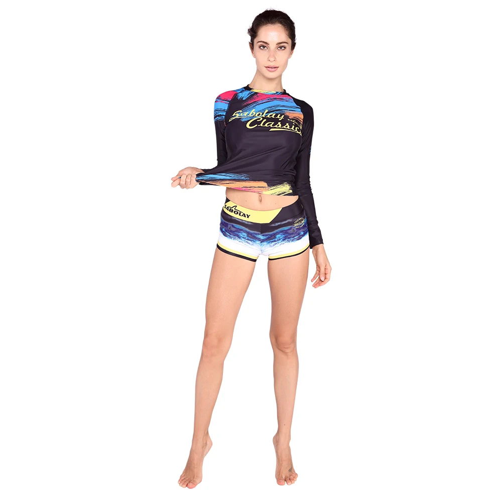 Surf Rashguard Diving Wetsuit Rash Guard Women Bodysuit Long Sleeve