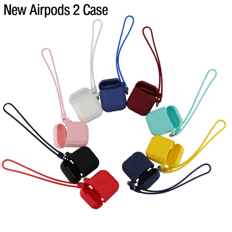 LYMOC Чехлы для наушников для Airpods 2 беспроводные Bluetooth наушники для Airpods 2 светящийся светильник защитная пленка Водонепроницаемая Противоударная