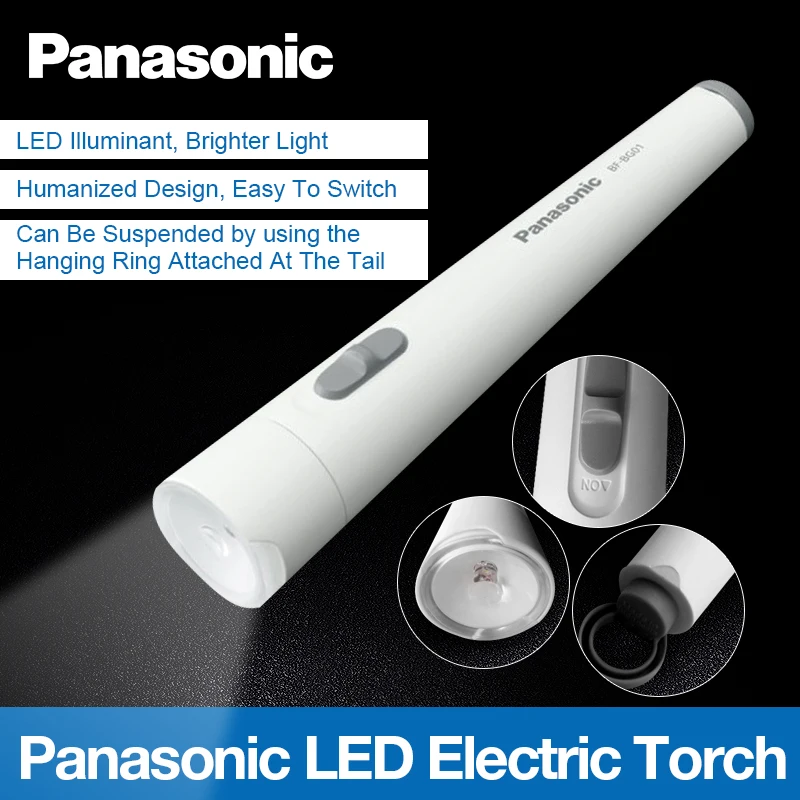 

Panasonic LED Electric Torch IIIuminant Brighter Light