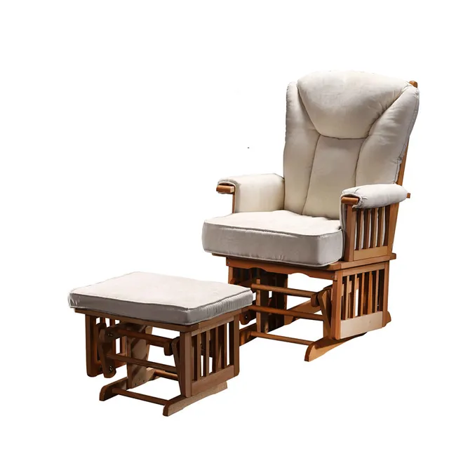 Muebles americanos Rockero Planeador y Otomana Para Baby Nursery Salón