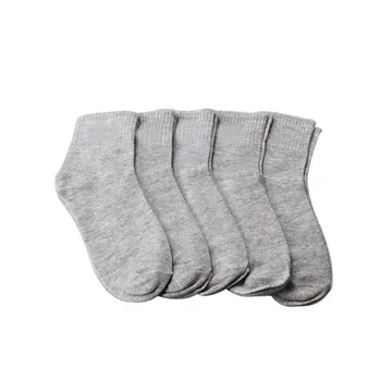 

5 Pair Men Cotton Low Cut Ankle Socks Athletic Socks One Size TY53