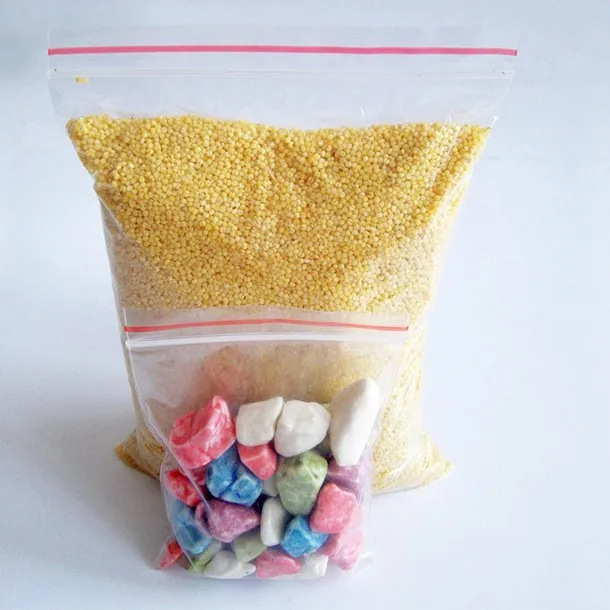 NABAG 100 قطعة/الحزمة واضح الذاتي ختم الرمز البريدي قفل البلاستيك تخزين أكياس تخزين المواد الغذائية تغليف أكياس 10*15 سنتيمتر/ 8*12 سنتيمتر/6*8 سنتيمت...