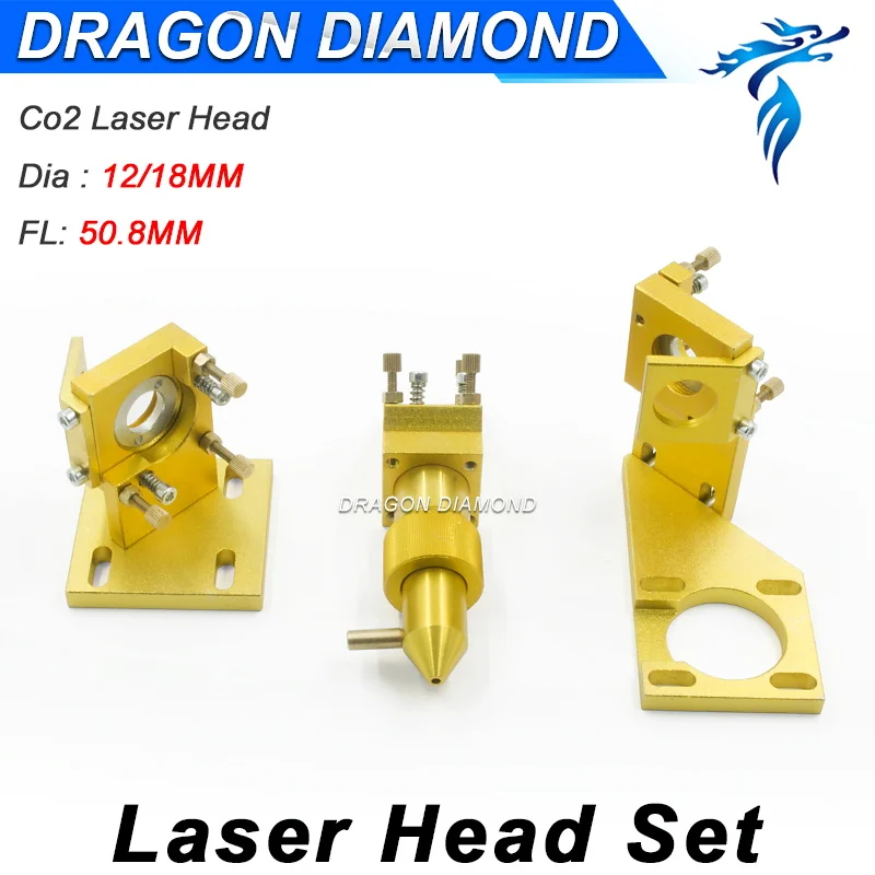 

CO2 Laser Head Set for 2030 4060 K40 CO2 Laser Engraving Cutting Machine