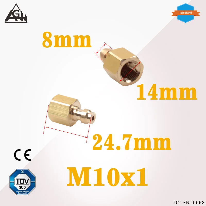 1/8 BSP M10X1 Воздушный Ручной насос с резьбой 8 мм Pcp наполнение компрессором пейнтбол