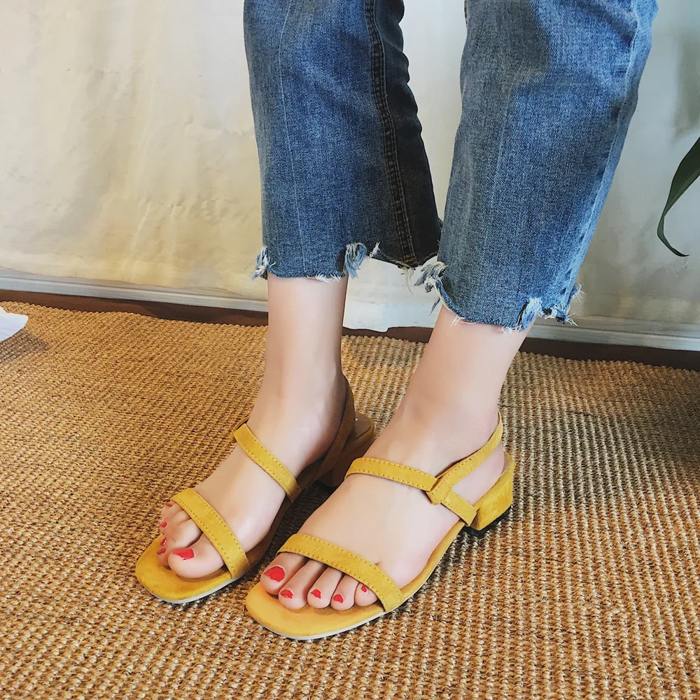 

POADISFOO 2017 summer new bursts sandals open toe low with thin sexy sexy thin women's sandals wholesale.CBSL-LB