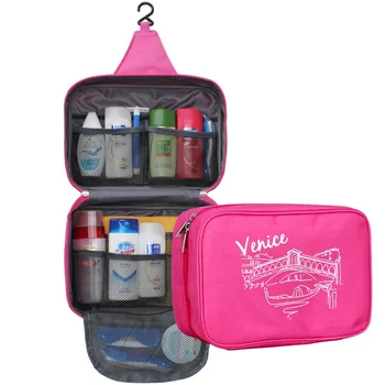 

2019 Waterproof Nylon Foldable Travel Accessories Men Travel Bag with Hanger for Toiletries Women Packing Organizer big capacity