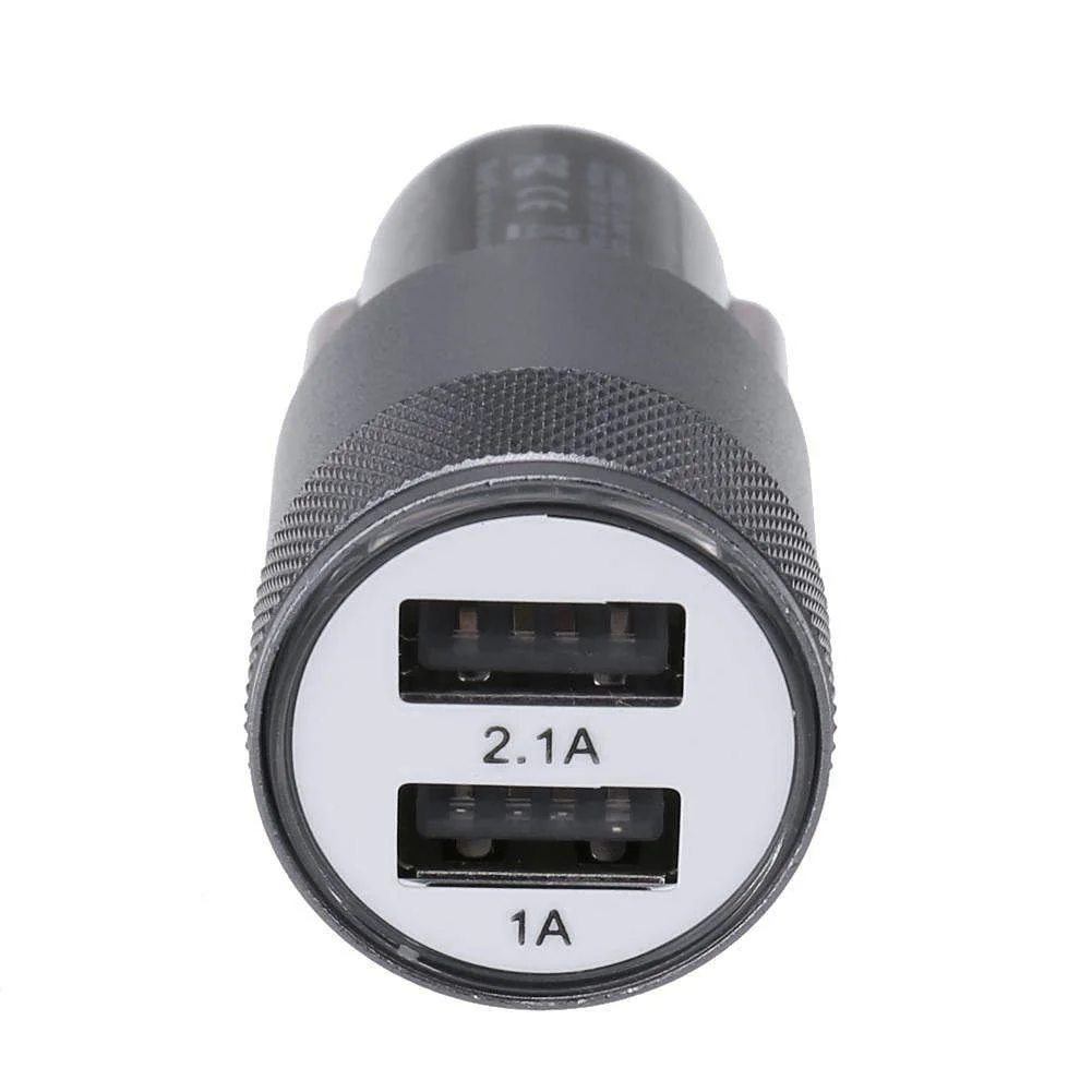 Мини Dual USB Автомобильное зарядное устройство для быстрой зарядки iPhone XR XS X 8 7 Samsung S