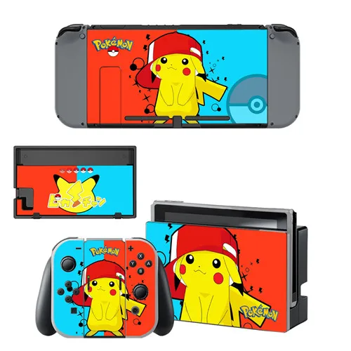 Наклейка Pokemon Go, Виниловая наклейка для kinderdoswitch, наклейка для Nintendo Switch NS, консоль и контроллер Joy-Con - Цвет: YSNS1906