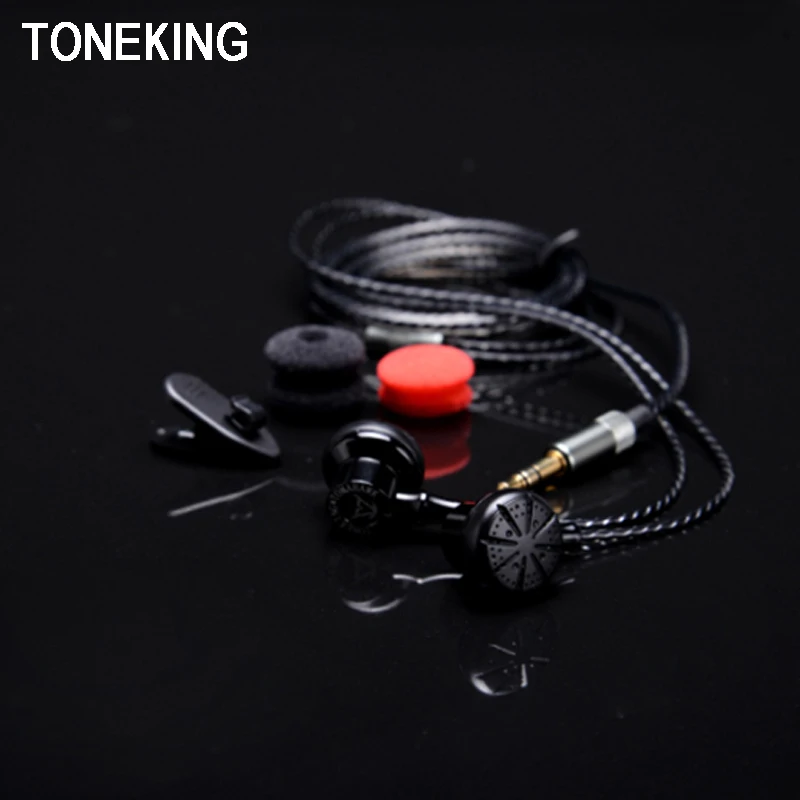 

Original TONEKING TOMAHAWK HIFI Earphone Dynamic Driver Alloy Tune Earphones Flat Head Monk Earbuds In Ear Headsets For Phones