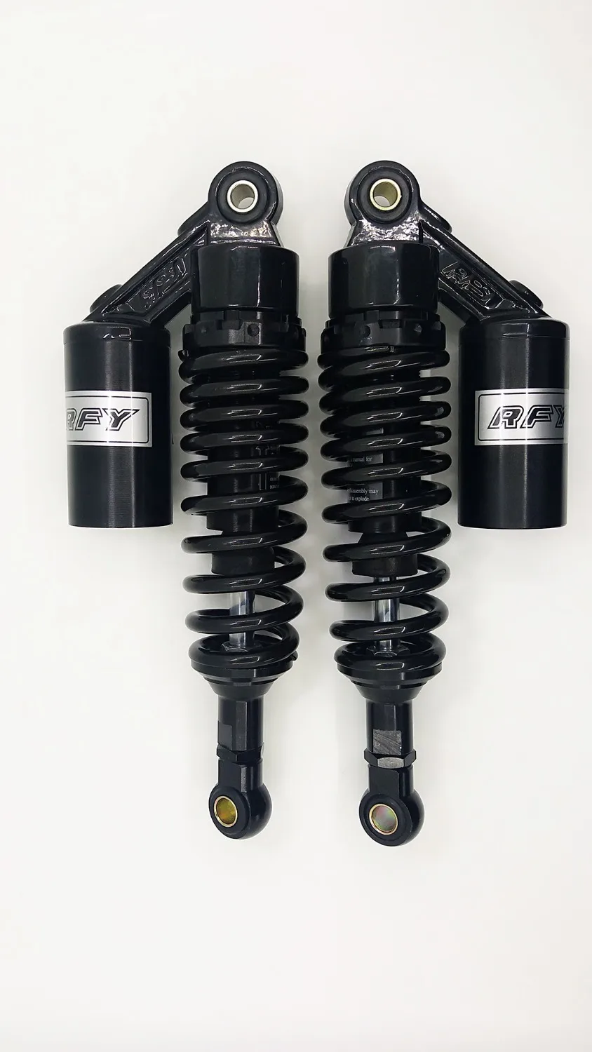 7mm Spring Universal  265mm 280mm 300mm Motorcycle Shock Absorber for HONDA YMAHA  SUZUKI  Kawasaki black