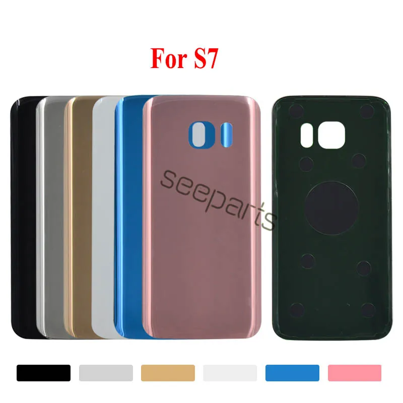 5 1 For SAMSUNG Galaxy S7 Edge Back Battery Cover Door Rear Glass Housing Case 5 3
