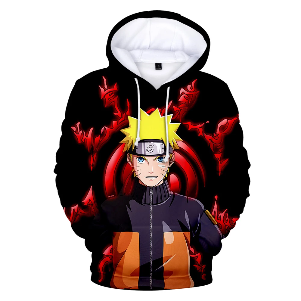 New 3D Printing Hoodie Anime Naruto Hooded Fashion Hip Hop Sweatshirt 3D Naruto Hoodies Men Pullovers Winter/Autumn Outwear