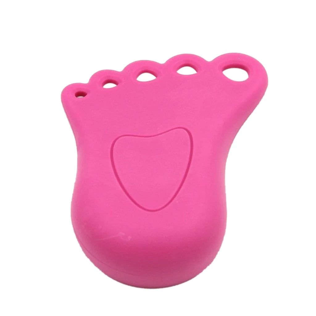 1pcs 10cm Resin Foot Design Cute  Door Stopper Wedge Jammer Stopper Home Decor Safety Kids Baby Pink  Doorstop Home Decoration