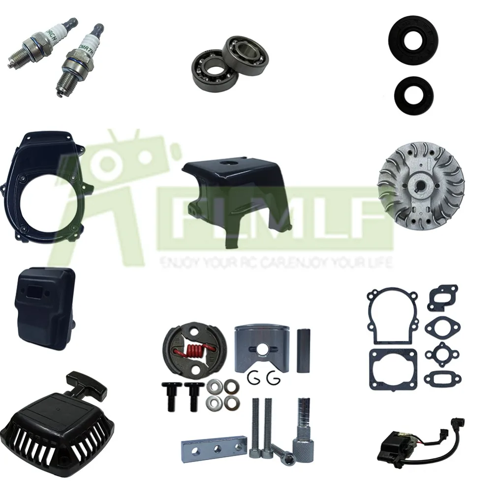 

RC CAR PARTS Engine Parts Rebuild engine kit for 26CC -30CC Zenoah CY 1:5 HPI BAJA FG LOSI