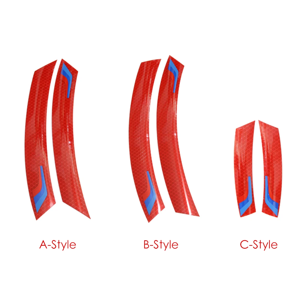 Reflective Tape Warning Mark Car Wheel Anti-collision Protector Side Stripes Stickers for BMW e90 e60 e46 f30 f10 f34 X5 f07 f01