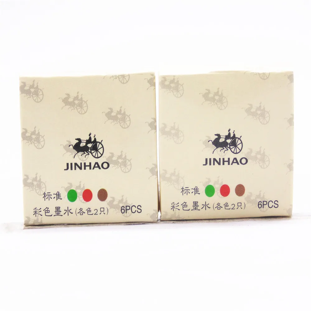 

Jinhao 12pcs multicolor ink fountain Pen New