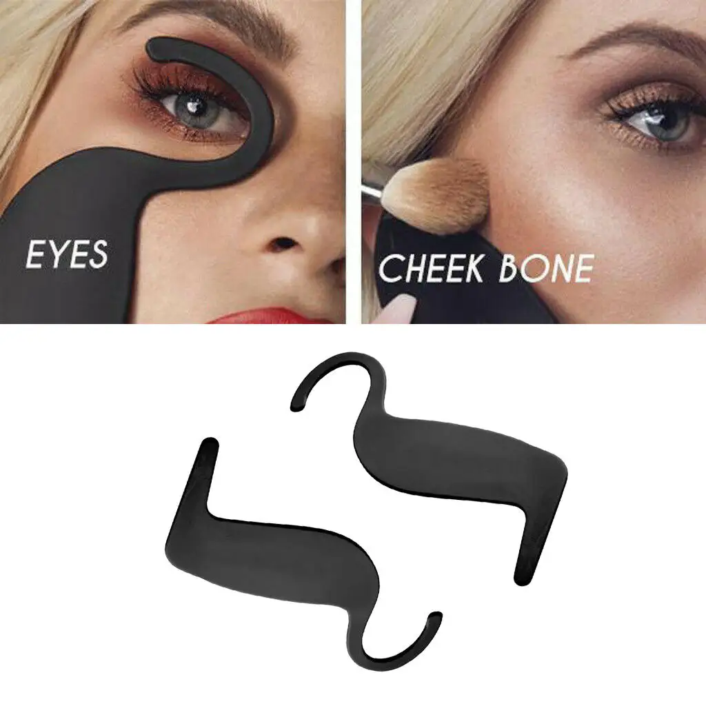 

2Pcs Women Line Pro Eye Makeup Tool Eyeliner Card Stencils Template Shaper Model Makeup Tools and accessories