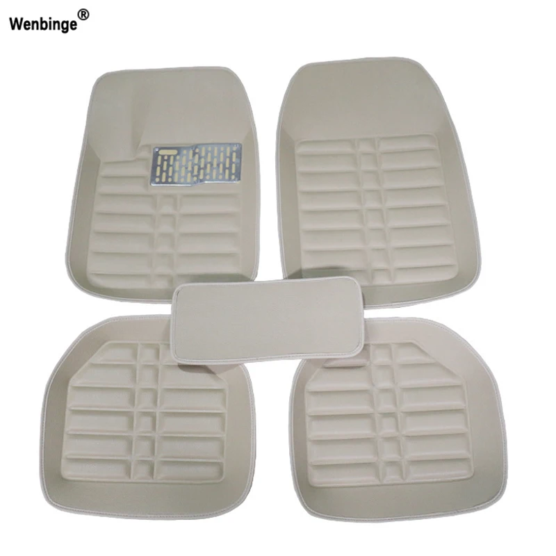 Wenbinge Universal car floor mat For renault fluence kadjar captur scenic 3 laguna logan sandero waterproof accessories | Автомобили и
