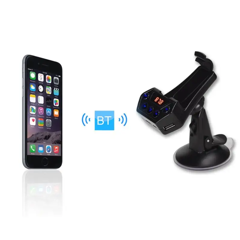 Universal Car Holder 360 Degree Adjustable Windshield Mount Mp3 Player Handfree FM Transmitter for Smart Phone GPS Bracket Stand Universal Car Holder 360 Degree Adjustable Windshield Mount Mp3 Player Handfree FM Transmitter for Smart Phone GPS Bracket Stand