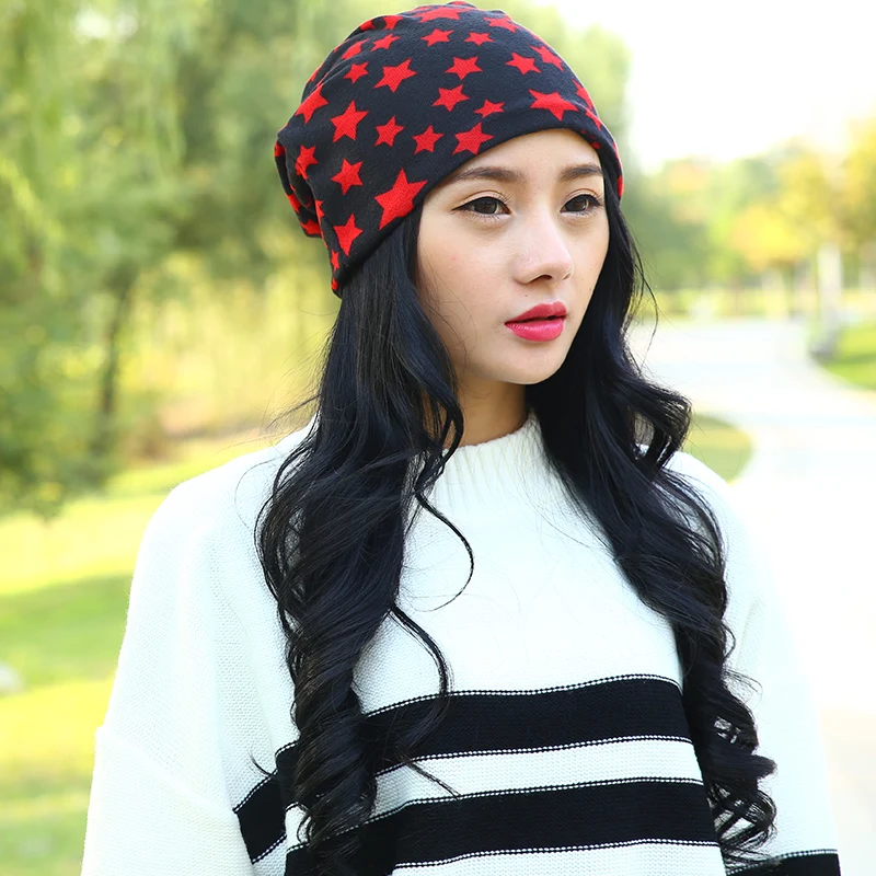 

Bigsweety High Quality 2018 Spring Star Women's Hats Adjustable Size Beanie Girls Skullies Winter Hats For Women Autumn Thin Hat