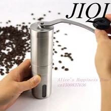 JIQI кофемолка из нержавеющей стали ручная портативная мельница для перца Ручная Мельница
