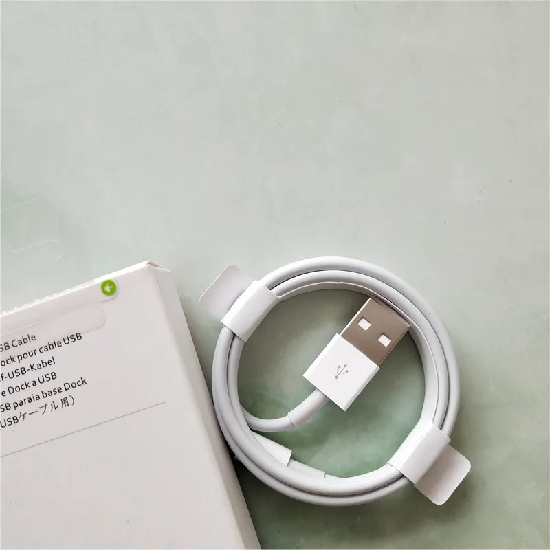

100Pcs/lot,100% Genuine Original 8ic E75 Charging Cable 1m/3FT Data USB Sync Charger Cable For iPhone XS 8 7 6 6s plus with box