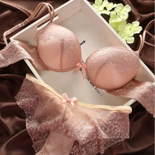 Details about New Womens Sexy Underwear Satin Print Lace Embroidery Bra Sets Panties BC Cup french knickers set Bra & Brief Sets