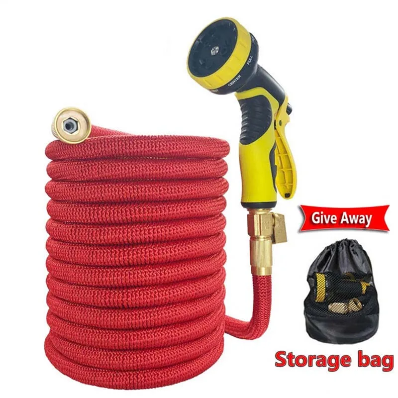 

Garden Watering Hose Telescopic Magic Hose Elastic Rubber High Pressure Car Wash tuinslang Lawn Irrigation Sprayer For the garde