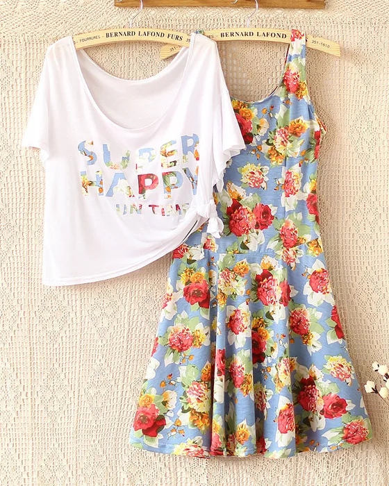 12 16 years free size girls clothing set children s dress girls T shirt dress 2