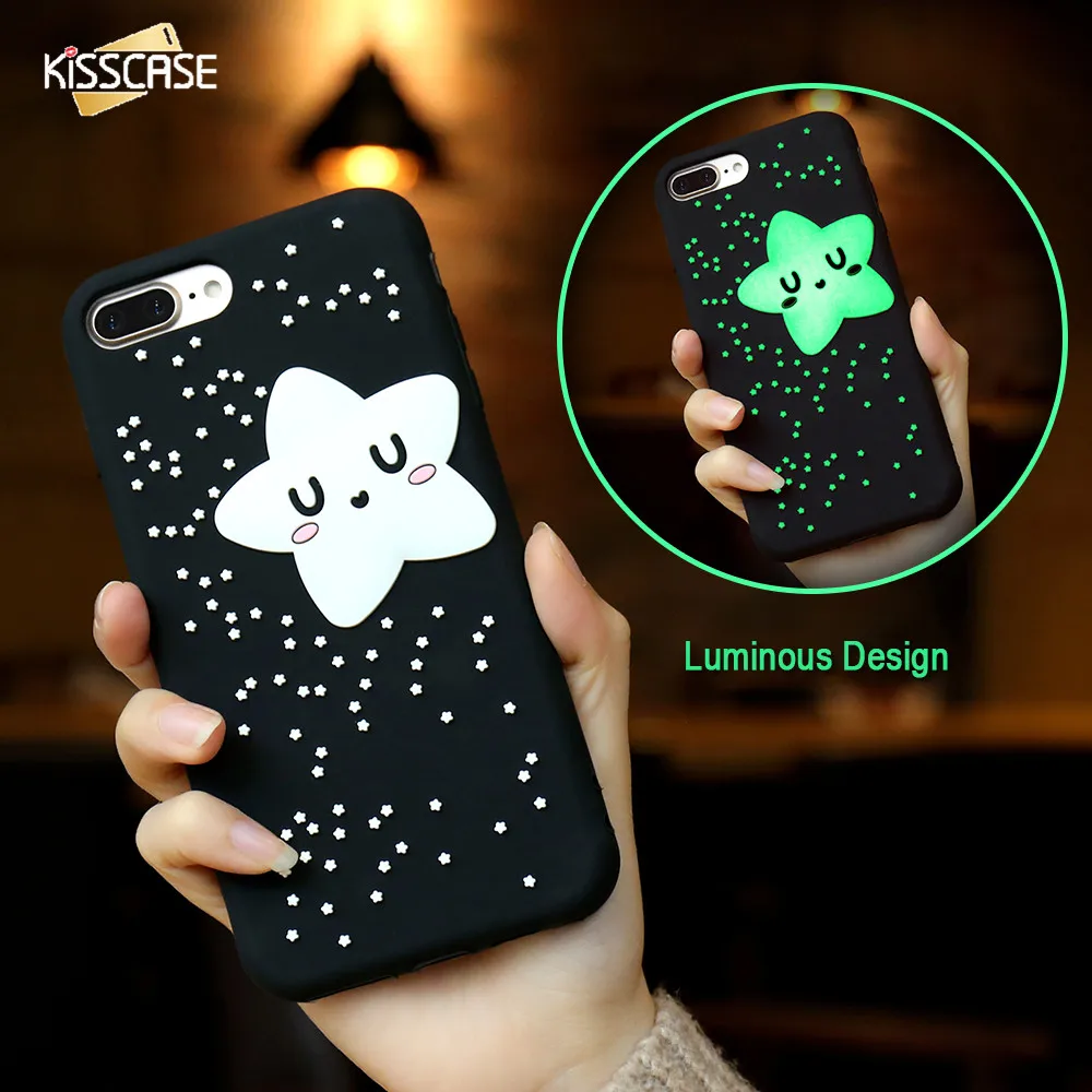 KISSCASE Phone Cases For iPhone 6 6s 7 Plus Case Cute 3D