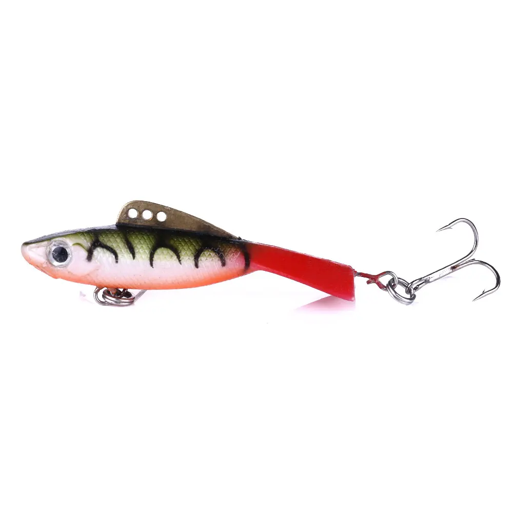 HENGJIA 1pcs 6.5cm 19g Balance Vib Ice sahte yemler Fishing Lure Wobber Pesca artificial Bait Lead ratlins and vib for winter