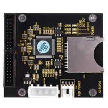 SD SDHC SDXC MMC Card to IDE 40Pin 3.5inch Male Adapter                                                                       #8