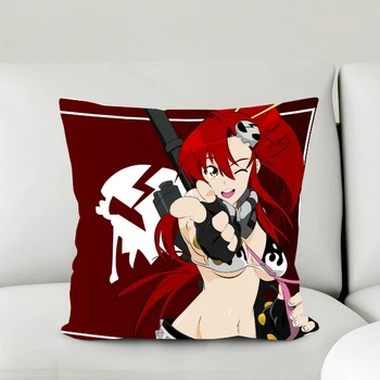

Oct. Gift New Style Home Textile Gurren Lagann Anime Yoko Littner 2WT 2way One-sided Two-sided Square Pillow Case #40978B