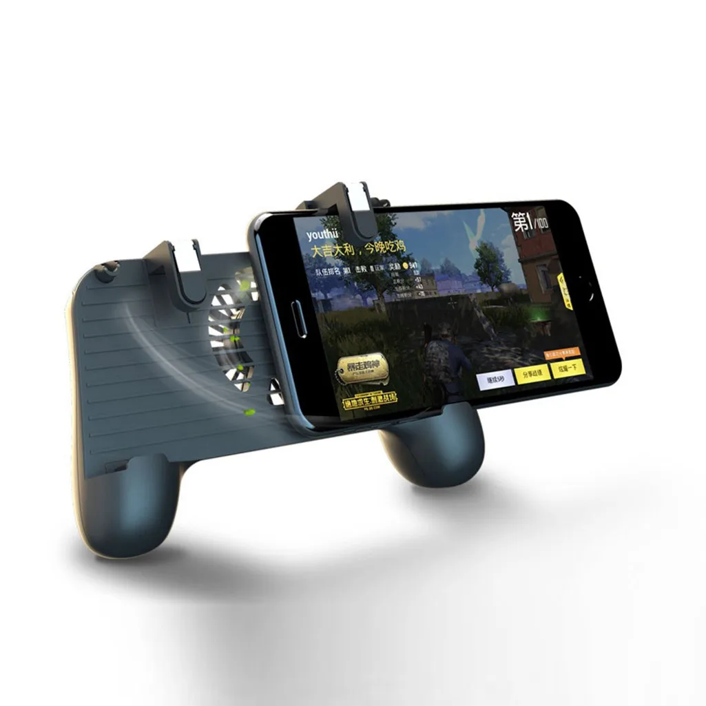 Для Pubg контроллер геймпад Pubg мобильный триггер Aim и fire джойстик для шутеров игровой коврик держатель телефона охлаждающий вентилятор 610#2