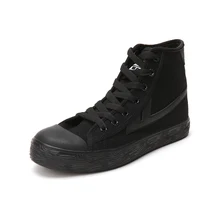 Воин прогулочная парусиновая обувь Мужская и Женская Классическая Высокая обувь для скейтбординга анти-скользкая Резиновая Спортивная обувь Sneakser WXY-A355G
