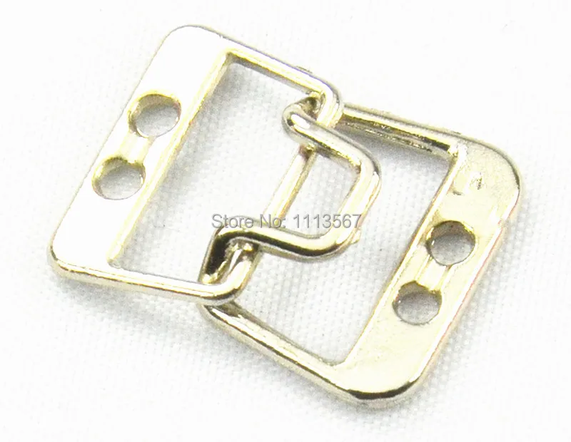100pieces Craft Silver Metal Waist Extender Hooks & Eyes Clasps Sewing